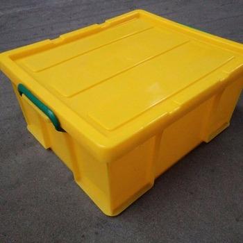 联生优质 40号带盖餐具消毒专用箱物流运输收纳箱工厂仓储塑料箱
